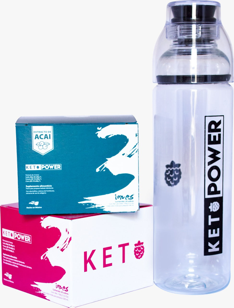 KETO POWER - Paquete 2 Sabores + Electrolitos Only Keto