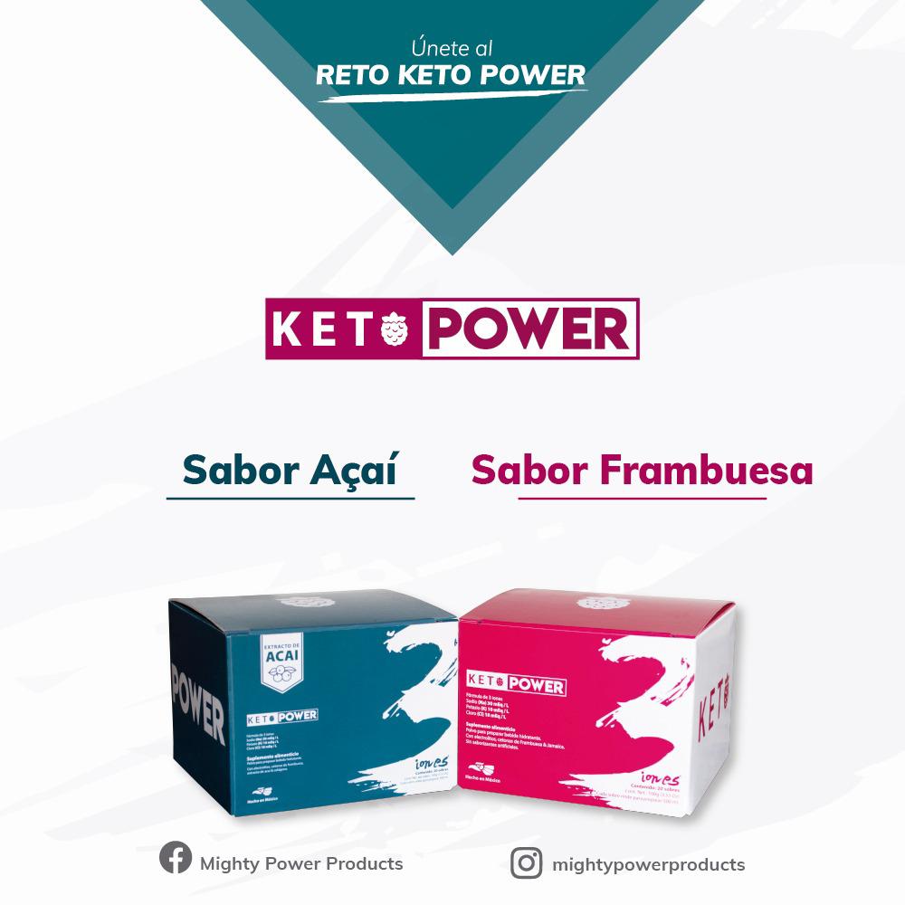 KETO POWER - Paquete 2 Sabores + Electrolitos Only Keto